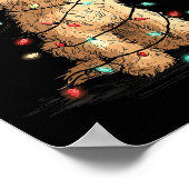 Poster Funny Ao Christmas Graphics Dog Lights Lover  (Coin)