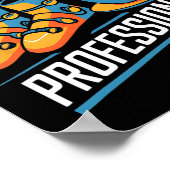 Poster Funny Apres-ski Professional Alpine Skier (Coin)