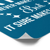 Poster Funny Artist Quote Being An Cool Artist  (Coin)