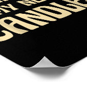 Poster Funny Ask Me About My New Candles Quote For A Cand (Coin)