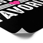 Poster Funny Auntie'ss Favorite Son Daughter I'm Auntie's (Coin)