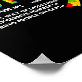 Poster Funny Autism Definition - Autism Awareness Month  (Coin)