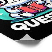 Poster Funny Axolotl Questions Cute Axolotl  (Coin)