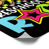 Poster Funny Back To School Lightning Bolt Preschool Rock (Coin)