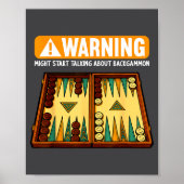 Poster Funny Backgammon  (Devant)