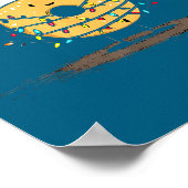 Poster Funny Bagel Christmas Graphics Lights Lover  (Coin)