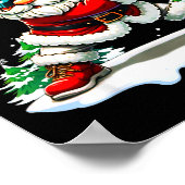 Poster Funny Baseball Santa 67 Christmas Xmas Pajamas Boy (Coin)