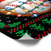 Poster Funny Baseball Xmas Boys Men Women Kids Ugly Chris (Coin)