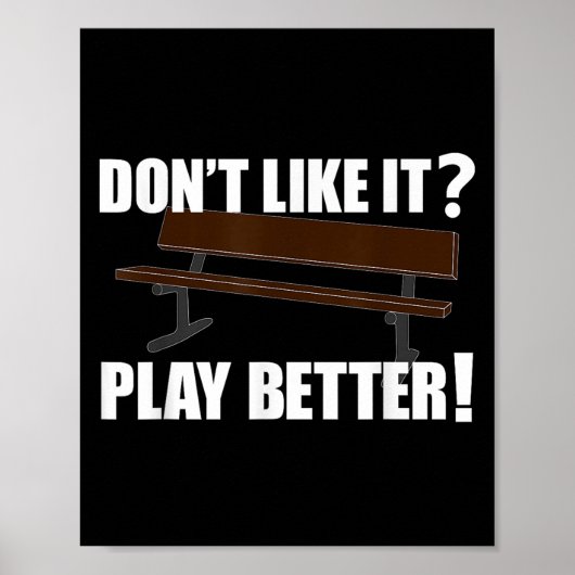 Poster Funny Basketball Coach Cadeau Motivation dure (Devant)