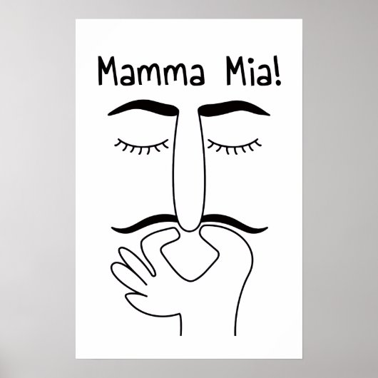 Poster funny bathroom wall art (Devant)