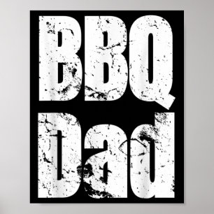 Poster Funny Bbq Smoker Accessoire Pitmaster Papa Grillin