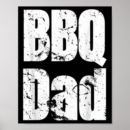 Poster Funny Bbq Smoker Accessoire Pitmaster Papa Grillin (Devant)