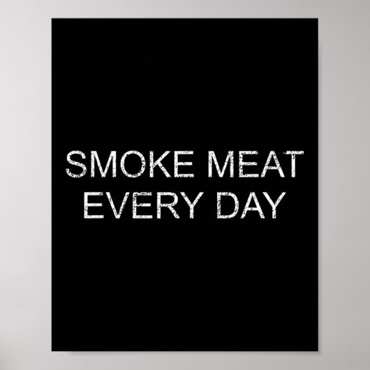 Poster Funny Bbq Smoker Accessoire Pitmaster Papa Grillin (Devant)