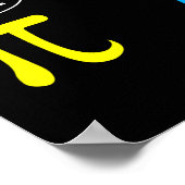 Poster Funny Be Rational Obtenir de vrais Math Lover ense (Coin)