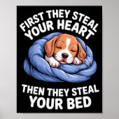 Poster Funny Beagle Design For Men Women Hound Beagle Dog (Devant)