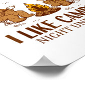 Poster Funny Bear Apparently, I Like Camng  (Coin)