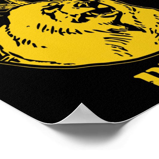 Poster Funny Bear Plus Deer Équivalent Beer Deer Hunting  (Coin)