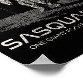 Poster Funny Bigfoot Sasquatch Space Sasquanaut (Coin)