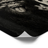 Poster Funny Bigfoot Selfie With Boo Halloween Costume Me (Coin)