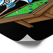 Poster Funny Billard Pool Shark Hall Snooker Joke Billi (Coin)