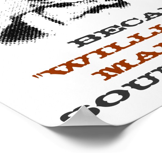 Poster Funny Billy l'affiche "Recherchée" de l'enfant (Coin)