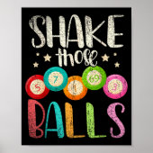 Poster Funny Bingo Caller Gamble Lottery Shake Those Bing (Devant)