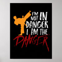 Funny Black Belt Fighter Martial Arts Humour