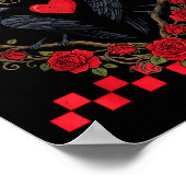 Poster Funny Black Bird F-caw-f Anti Valentines Day Singl (Coin)