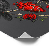 Poster Funny Black Bird F-caw-f Anti Valentines Day Singl (Coin)