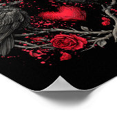 Poster Funny Black Bird F-caw-f Anti Valentines Day Singl (Coin)