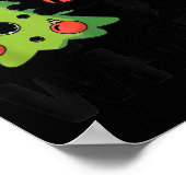 Poster Funny Black Ca Pushing Christmas Tree Over Cat Wha (Coin)