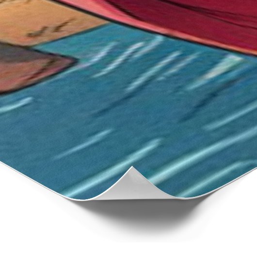 Poster Funny Black Cat Samurai  (Coin)