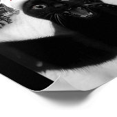 Poster Funny Black Cat Selfie With Santa Christmas Men Wo (Coin)