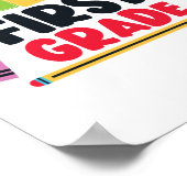 Poster Funny Bonjour Première Année Premier Jour De Premi (Coin)