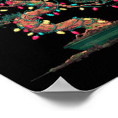 Poster Funny Bonsai Tree Christmas Graphics Lights Lover  (Coin)