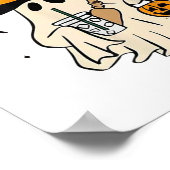Poster Funny Boo-jee Ghost Halloween Boo Jee Ghost Éffray (Coin)