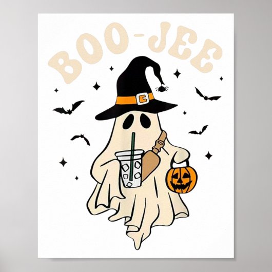 Poster Funny Boo-jee Ghost Halloween Boo Jee Ghost Éffray (Devant)