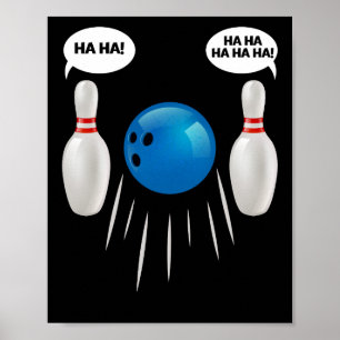 Poster Funny Bowling
