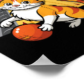 Poster Funny Bowling Cat Pun Alley Cat  (Coin)