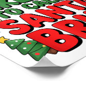 Poster Funny Boys Christmas Most Likely To Call Santa Bru (Coin)