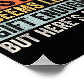 Poster Funny Brother Sarcastic Sibling Humor Quote From S (Coin)