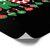 Poster Funny Bruh dit Bro Salutation Ado de mème de Noël (Coin)