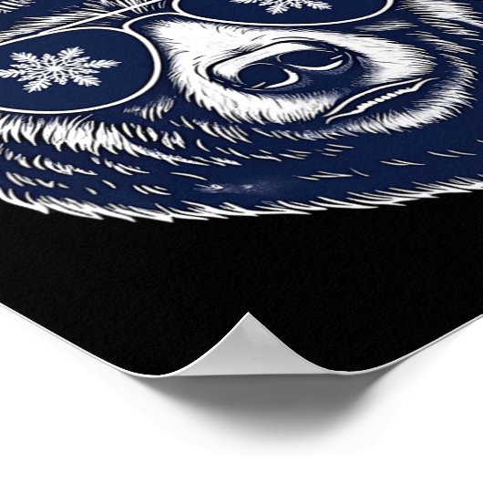 Poster Funny Bruh - Noël (Coin)