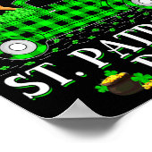 Poster Funny Buffalo Plaid Green Truck Cougar St Patrick  (Coin)