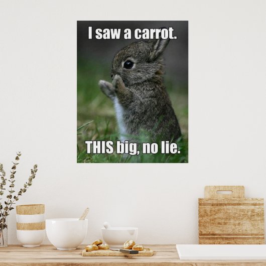 Poster Funny Bunny (Cuisine)