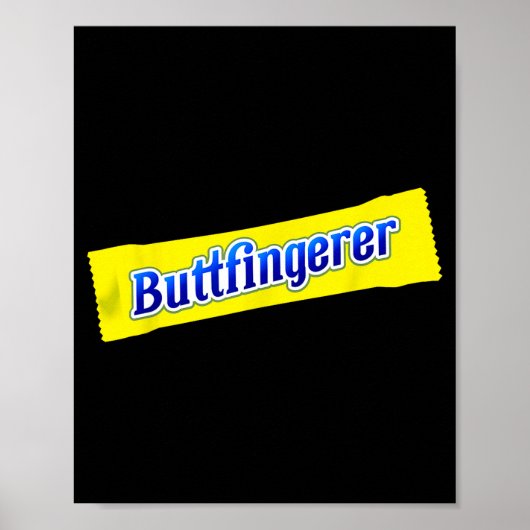 Poster Funny Buttfingerer Inappropriate Offensive Adult D (Devant)