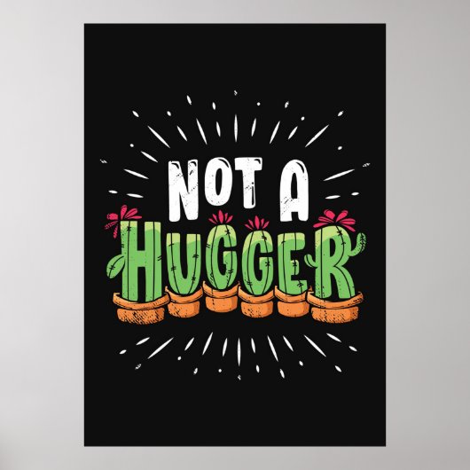 Poster Funny Cactus (Devant)