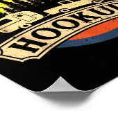 Poster Funny Camping Just Here For The Hookups Rv Camper  (Coin)