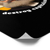 Poster Funny Capitalisme Karl Marx Sticker (Coin)