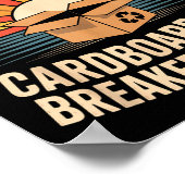 Poster Funny Cardboard Box Breaker Downer Sarcastic Recyc (Coin)